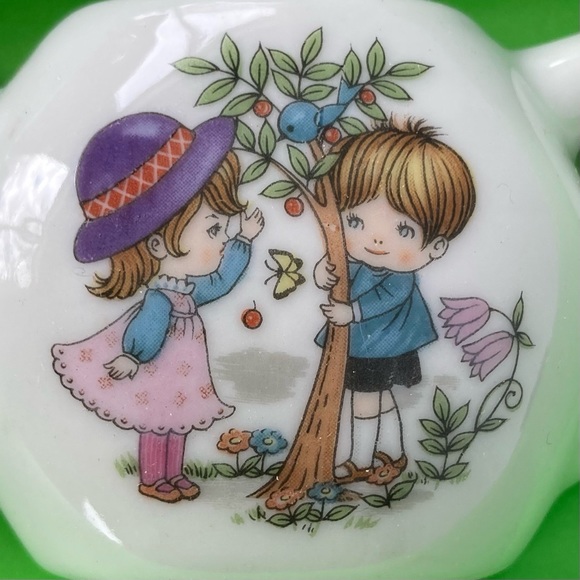 Vintage Toy Tea Set Reeves Miniature 11 pc In Original Box Boy Girl Bird Gift - Picture 2 of 10